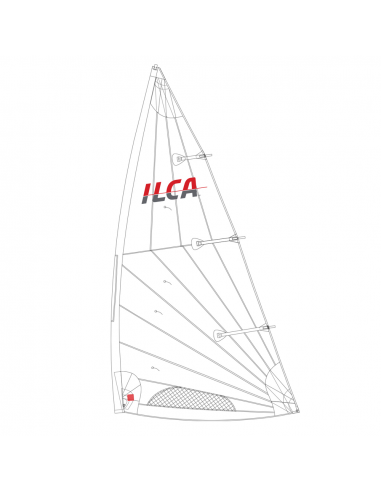 Vela ILCA 7 (STD MKII) - con número de vela