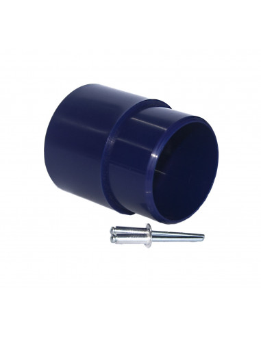 Laser Upper Mast Sleeve Blue & 2 Rivet Kit